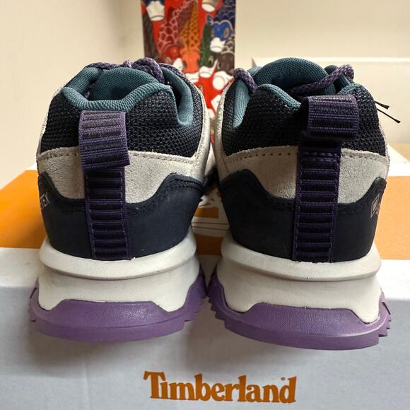 TIMBERLAND Women’s 6.5 LINCOLN PEAK GORE-TEX LOW HIKER BLACK MESH W BEIGE A5MU9 - Picture 4 of 6